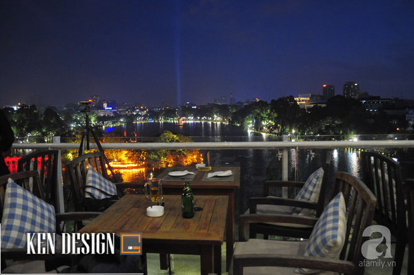 Thiết kế quán cafe view Hồ Gươm